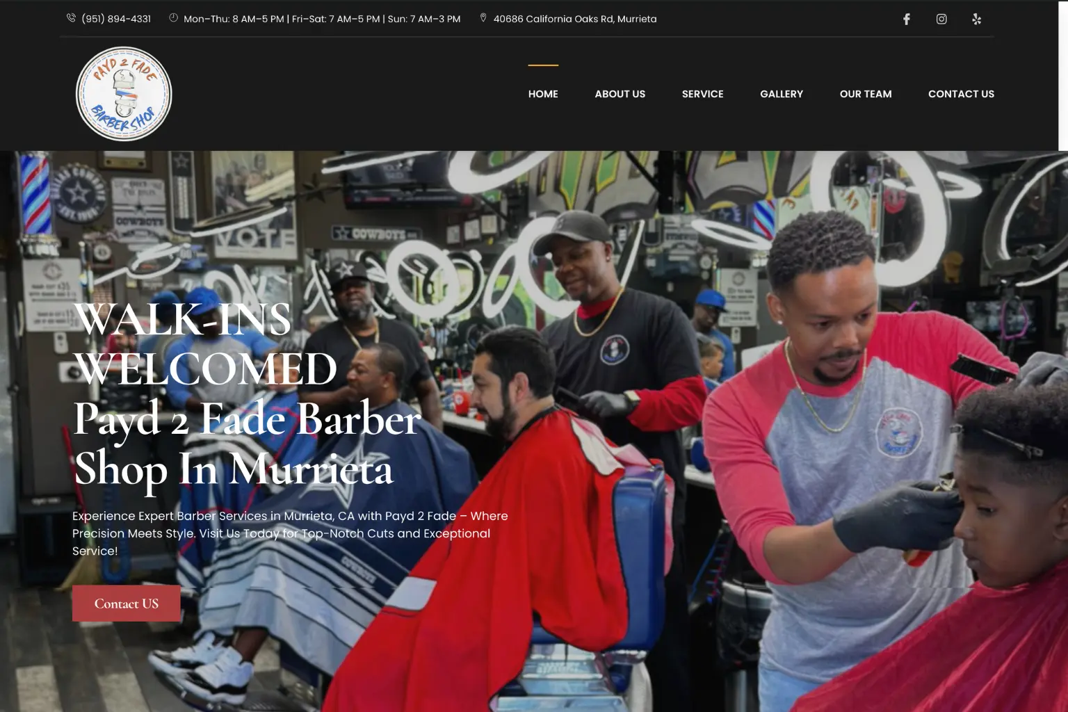 Payd 2 Fade Barbershop - Murrieta, CA